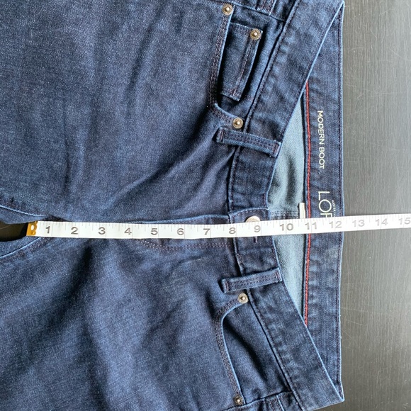 LOFT | Modern Bootcut Dark Wash Jeans. - Picture 11 of 11